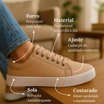 Tenis Feminino Star Casual Sapatenis Leve Confortável