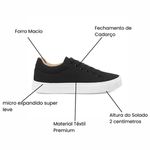 Tenis Feminino Star Casual Sapatenis Leve Confortável