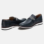 Sapato Brogue Couro Premium Casual B2C 8000 Preto