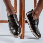 Sapato Masculino Elite Moderno Couro Premium Latego 9001 