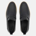 Sapato Masculino Elite Moderno Couro Premium Latego Allblack 9001