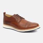 Sapato Masculino Elite Moderno Couro Premium Latego 9005 Castor