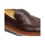 Sapato Masculino Derby Tratorado Couro Premium Café