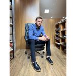 Sapato Casual Masculino Derby Tratorado Premium Couro Nobre Preto
