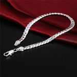 Pulseira Grumet Prata Esterlina 925 para Mulheres e Homens - Acessório Masculino e Feminino para Festas, Presente Versátil e Elegante