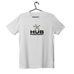 Camiseta Masculina Hubpodcast Branca