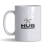 Caneca Personalizada Hubpodcast Microfones Branca