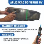 Vapor De Polímero Verniz Uv Recuperação Farois E Lanternas
