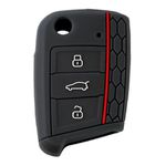 Capa Chave Canivete Vw Silicone Novo Golf Mk7 Tcross Nivus