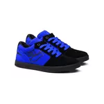 Tênis Skate Embarcadero Low Preto e Azul Royal - Landfeet