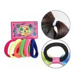 Kit 6 Elásticos Xuxinha Rabicó COLORIDOS para Cabelo tipo Meia Neon. Confortável e não danifica o cabelo.
