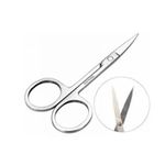 Tesoura para cortar pelo de Barba Bigode Nariz Orelha Sobrancelhas e Unhas – ZOLO – 100% Inox