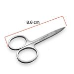 Tesoura para cortar pelo de Barba Bigode Nariz Orelha Sobrancelhas e Unhas – ZOLO – 100% Inox
