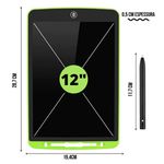 Tablet Lousa Mágica LCD Infantil de Desenhar e Tela Digital - 12 Polegadas (29 cm)