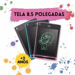 Lousa Mágica LCD Infantil de Desenhar e Tela Digital Tablet 8,5 Polegadas