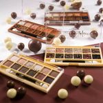 Paleta de Sombras 12 Cores - Choco Mix Chocolate Branco com Alta Fixação - Mia Make 341