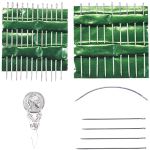 Kit Agulha Mão Agulheiro Costura com Agulhas Variadas e Curva e Passador de Linha - 27 Peças.
