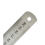 Régua de Aço Inox Flexível 30 cm