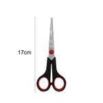 Tesoura de Uso Geral em Aço Inox para Cozinha, Papelaria, Escola, Escritório e Crianças – 17 cm