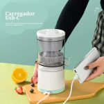 Espremedor de Frutas Portátil Elétrico Mini Juicer Suco Laranja Automático Processador Recarregável USB