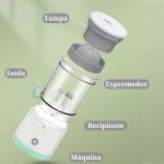 Espremedor de Frutas Portátil Elétrico Mini Juicer Suco Laranja Automático Processador Recarregável USB