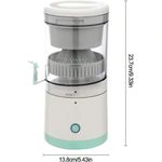 Espremedor de Frutas Portátil Elétrico Mini Juicer Suco Laranja Automático Processador Recarregável USB