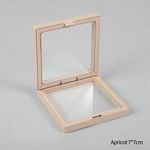 Expositor de Joias Caixa de Exibição Flutuante 3D em Filme Transparente PE - Organizador e Embalagem para Viagem - Display com Moldura para Joias Brincos Colares Pulseiras e Maquiagem