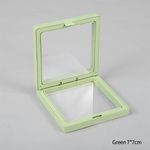 Expositor de Joias Caixa de Exibição Flutuante 3D em Filme Transparente PE - Organizador e Embalagem para Viagem - Display com Moldura para Joias Brincos Colares Pulseiras e Maquiagem