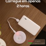 Lâmpada com Sensor de Presença LED Recarregável, Sem Fio, Ideal para Iluminação Noturna em Casa, Quarto, Escada, Guarda-Roupa, Banheiro e Corredor