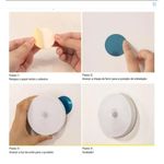 Lâmpada com Sensor de Presença LED Recarregável, Sem Fio, Ideal para Iluminação Noturna em Casa, Quarto, Escada, Guarda-Roupa, Banheiro e Corredor