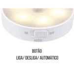 Lâmpada com Sensor de Presença LED Recarregável, Sem Fio, Ideal para Iluminação Noturna em Casa, Quarto, Escada, Guarda-Roupa, Banheiro e Corredor