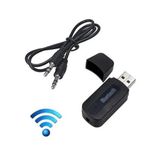 Transmissor e Receptor Bluetooth para Carro, Compatível com Som Automotivo, USB e P2 - Modelo B02