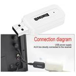 Transmissor e Receptor Bluetooth para Carro, Compatível com Som Automotivo, USB e P2 - Modelo B02