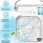 Mini Ar Condicionado Ventilador Umidificador Climatizador CORES ALEATORIAS