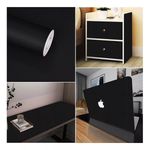 Lousa Adesiva de Parede Folha de Lousa Quadro Negro Preto Fosco - 45cm x 2m