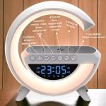 Luminária G Speaker com Caixa de Som e Carregamento por Indução Bluetooth