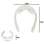 Massageador Coluna Cervical Elétrico Portátil de Pescoço Tens