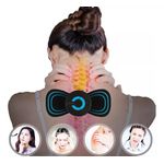 Massageador Estimulador Muscular Elétrico Cervical EMS com Eletroterapia para Alívio de Dor e Fadiga no Pescoço Perna Lombar Abdomen