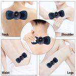 Massageador Estimulador Muscular Elétrico Cervical EMS com Eletroterapia para Alívio de Dor e Fadiga no Pescoço Perna Lombar Abdomen