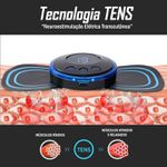 Massageador Estimulador Muscular Elétrico Cervical EMS com Eletroterapia para Alívio de Dor e Fadiga no Pescoço Perna Lombar Abdomen
