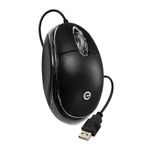 Mouse Óptico com Fio MS-9 e LED Vermelho