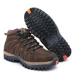 Coturno Adventure Em Couro Legítimo Bota Tênis 