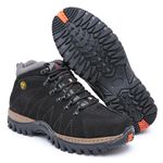 Coturno Adventure Em Couro Legítimo Bota Tênis 