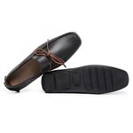 Mocassim Drive em Couro Látego Preto