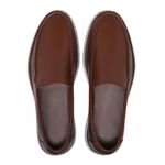 Mocassim Boston em Couro Floater Havana