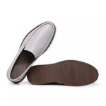 Mocassim Boston em Couro Floater Off White