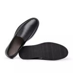 Mocassim Boston em Couro Floater Preto