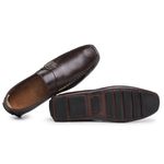 Mocassim Drive em Couro Látego Café