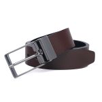 Cinto Social Masculino Dupla Face Turunelli - Preto e Café