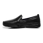 Sapatilha Masculina em Couro Preto